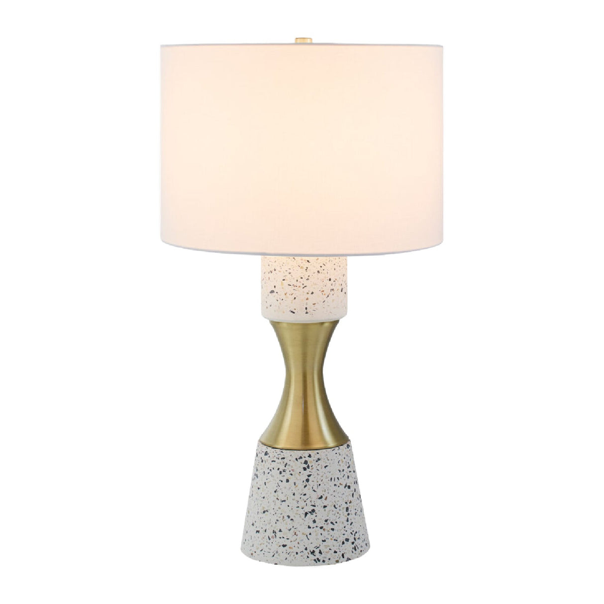 Modern European furniture - Terrazzo Finish Hourglass Table - www.oroa.comLamp