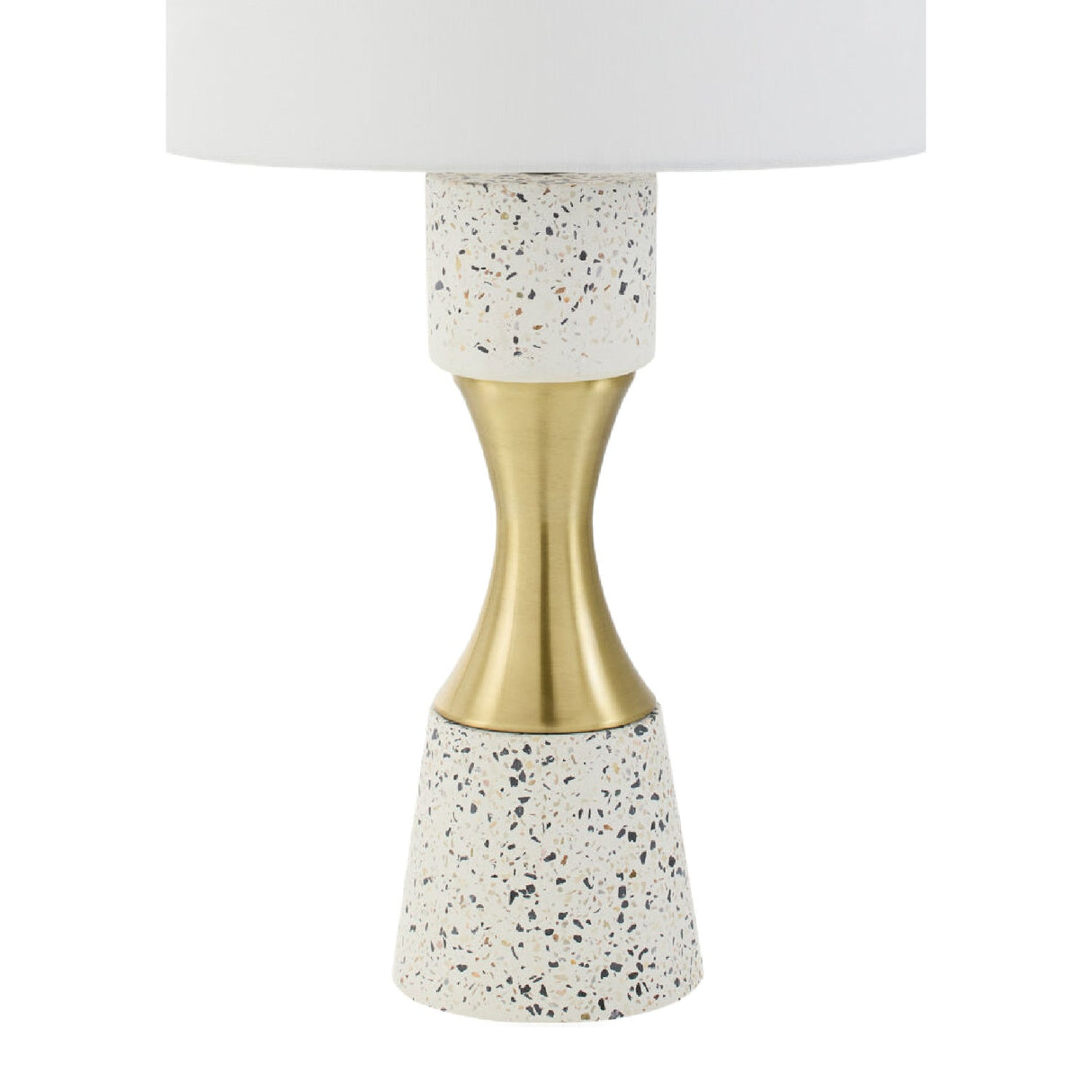Modern European furniture - Terrazzo Finish Hourglass Table - www.oroa.comLamp