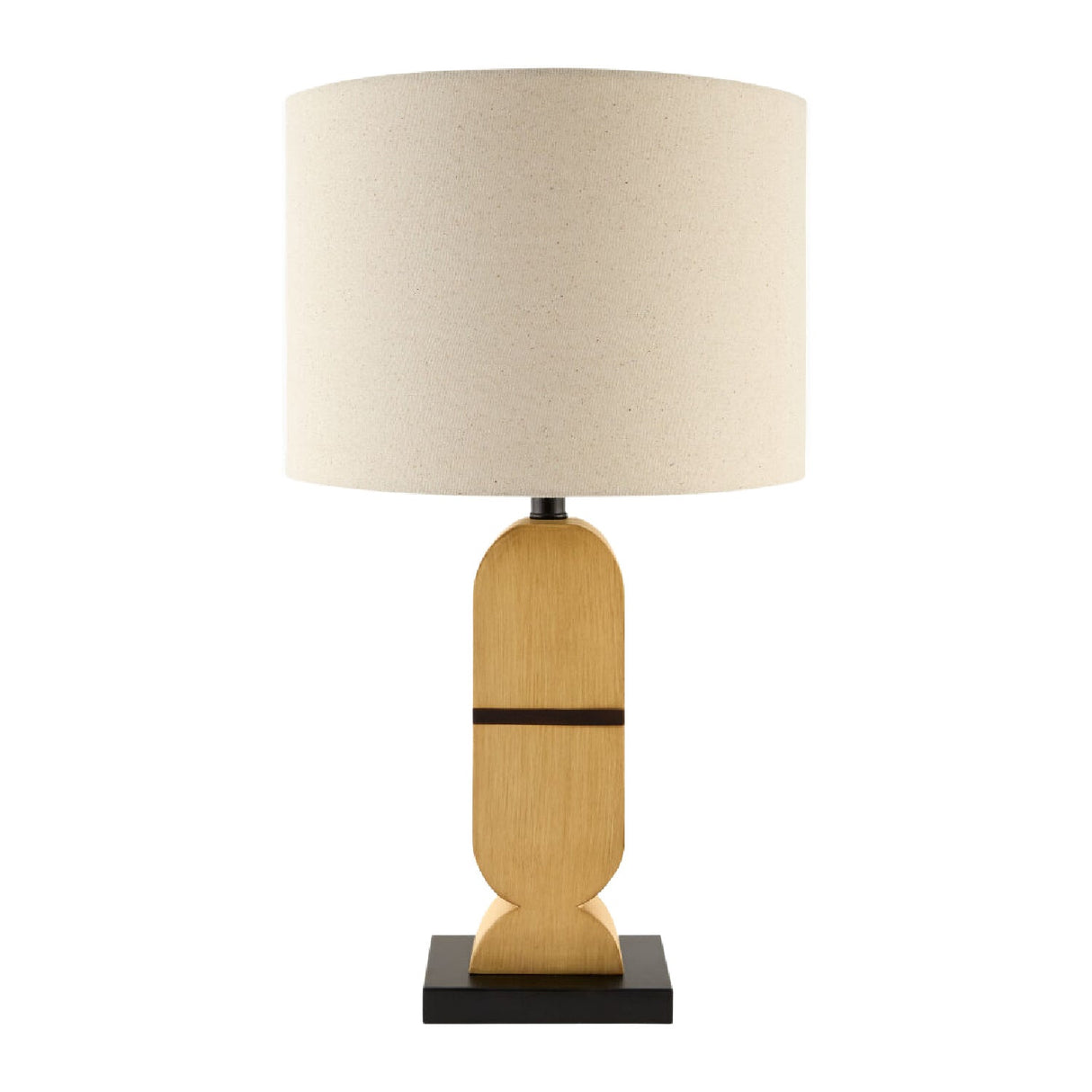 Modern European furniture - Brown Geometrical Base Table Lamp - www.oroa.com