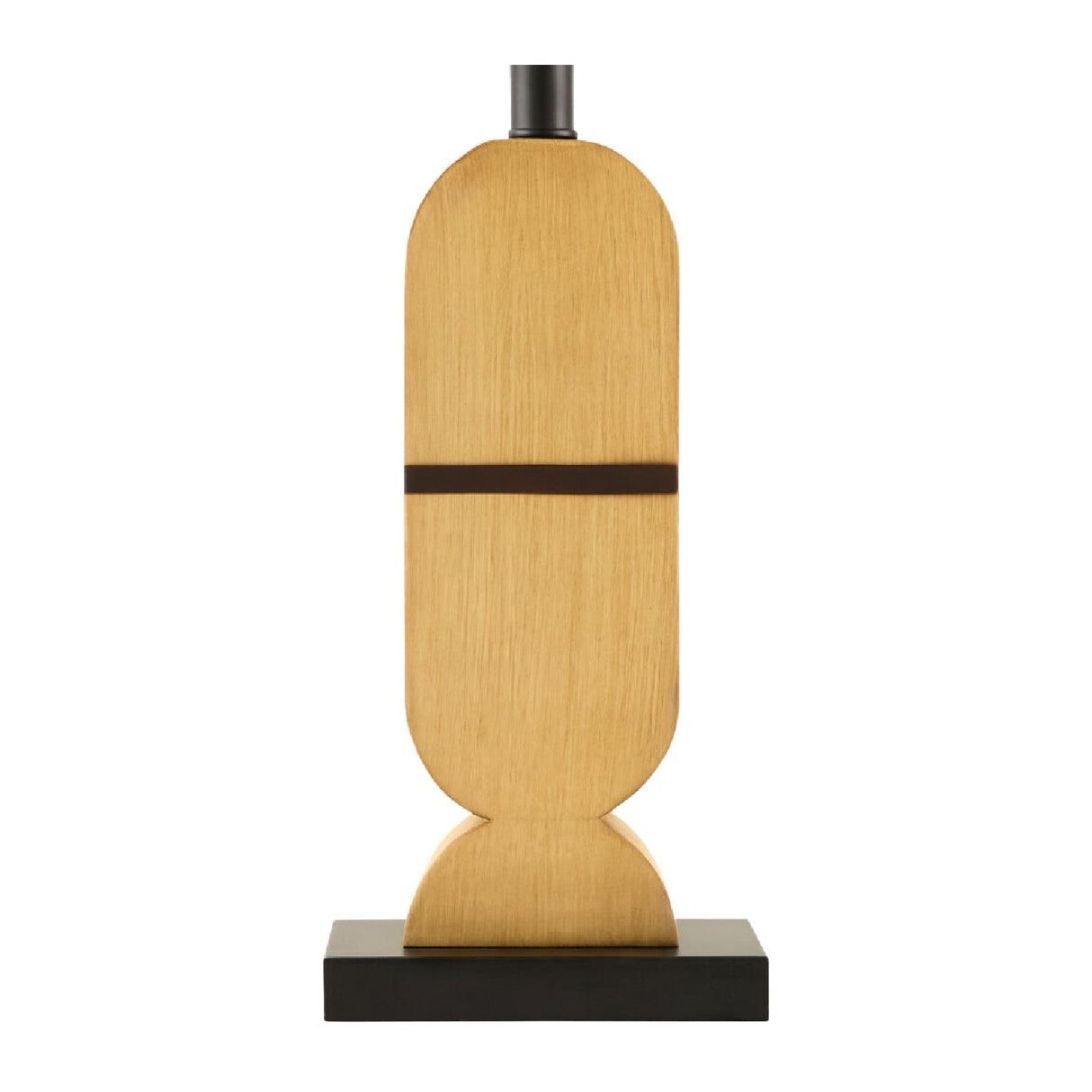 Modern European furniture - Brown Geometrical Base Table Lamp - www.oroa.com