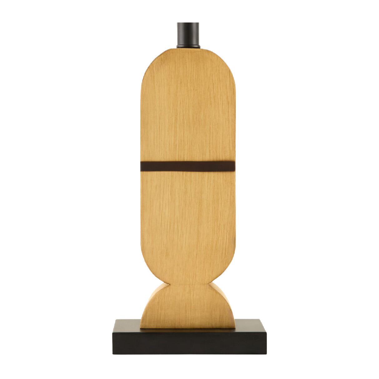 Modern European furniture - Brown Geometrical Base Table Lamp - www.oroa.com