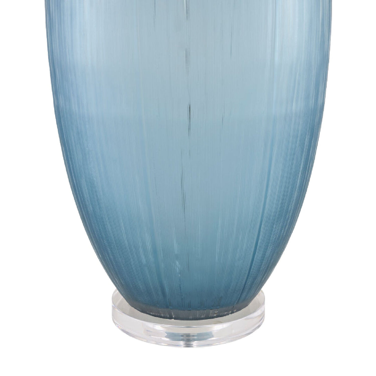 Modern European furniture - Blue Glass Accent Table Lamp - www.oroa.com