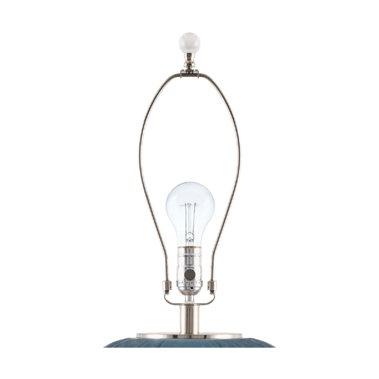 Modern European furniture - Blue Glass Accent Table Lamp - www.oroa.com