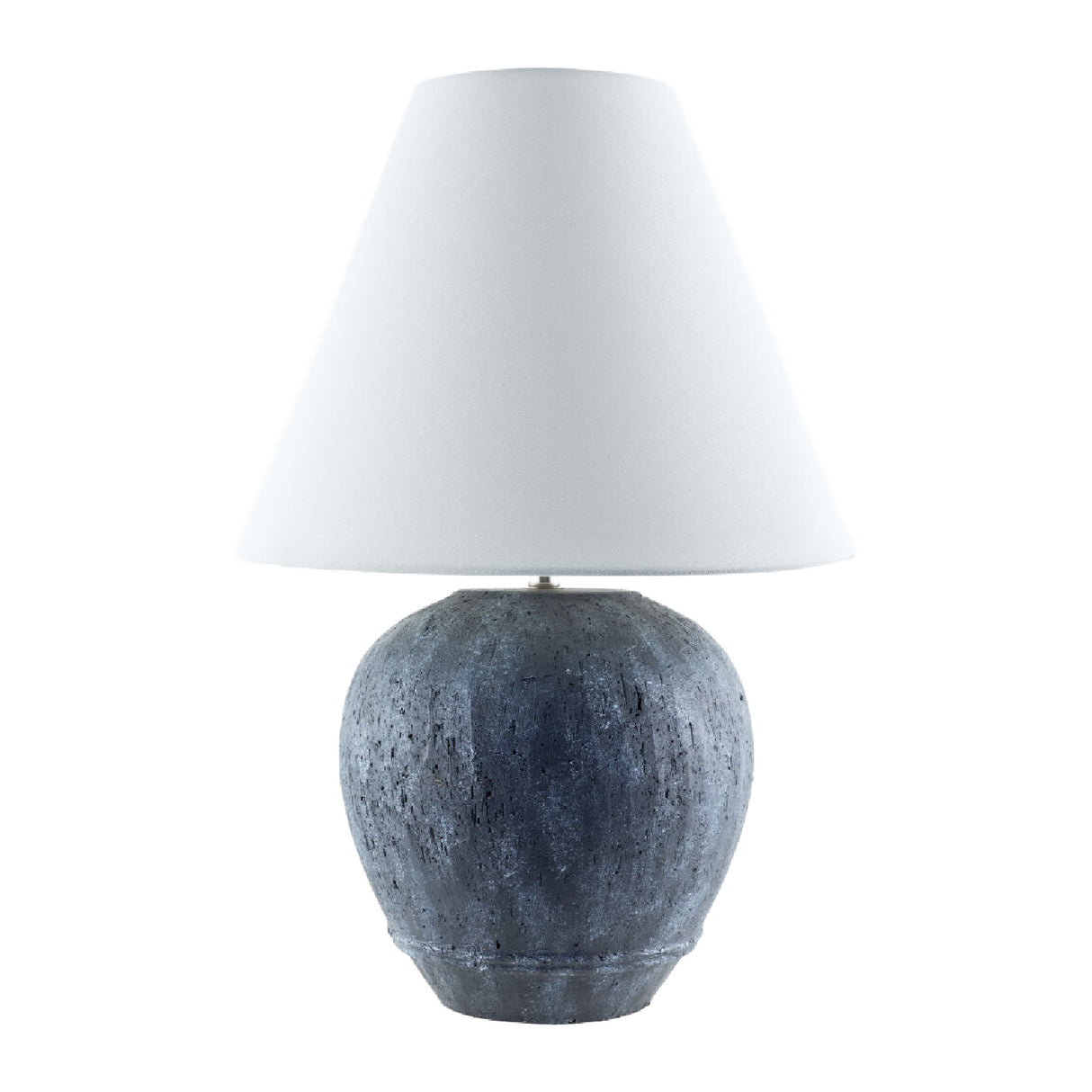 Modern European furniture - Sandblasted Gray Ceramic Table Lamp - www.oroa.com | Oroa.com