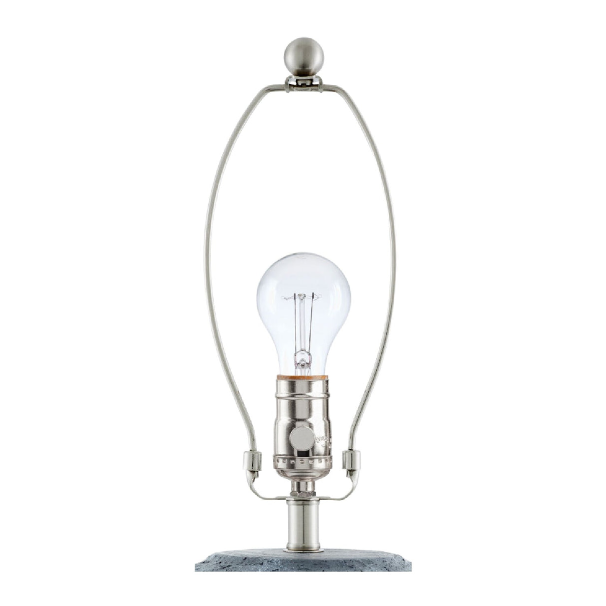 Modern European furniture - Sandblasted Gray Ceramic Table Lamp - www.oroa.com