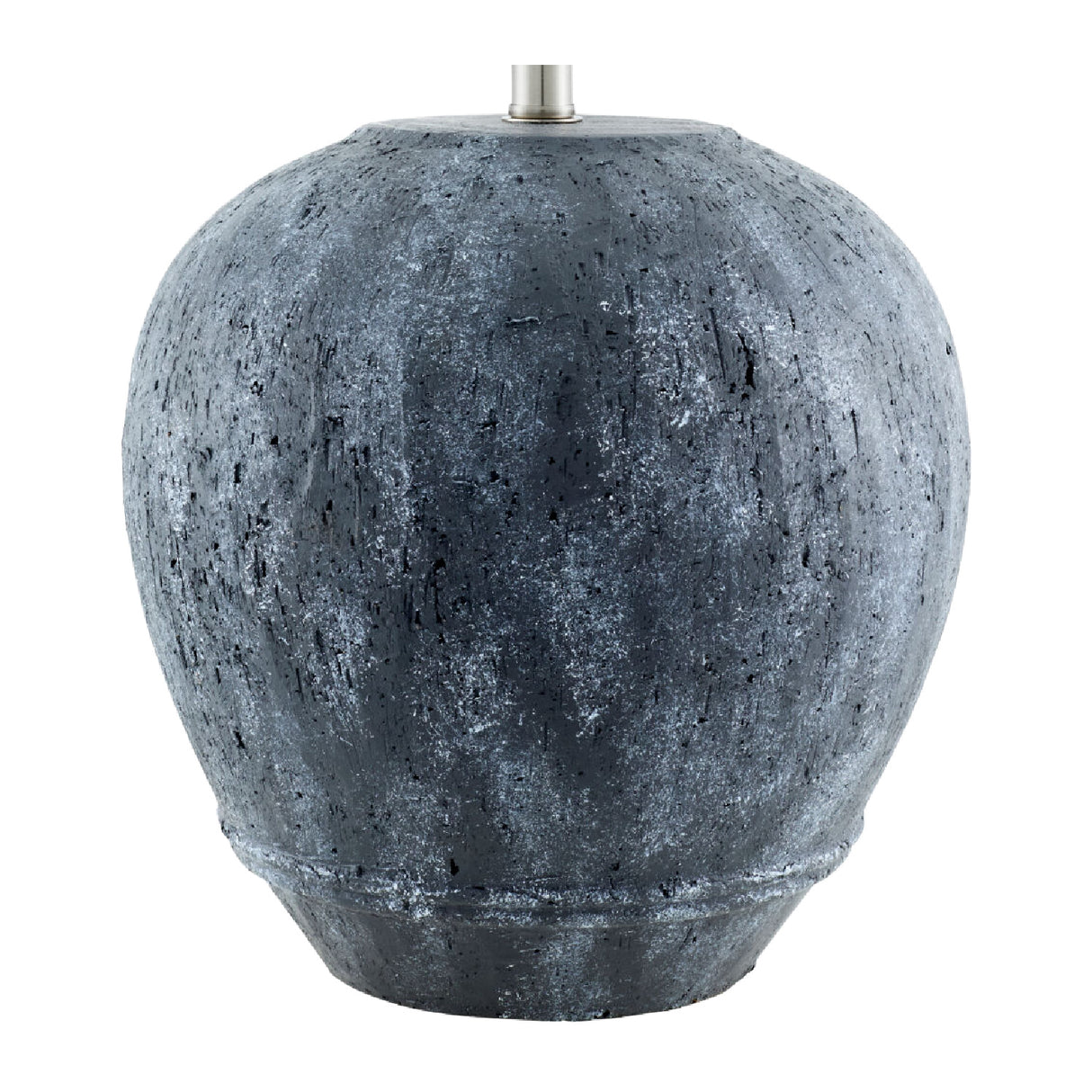 Modern European furniture - Sandblasted Gray Ceramic Table Lamp - www.oroa.com