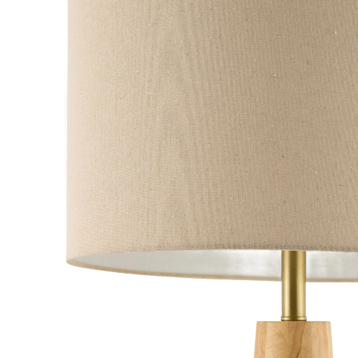 Flared Wooden Accent Floor Lamp | Oroa.com