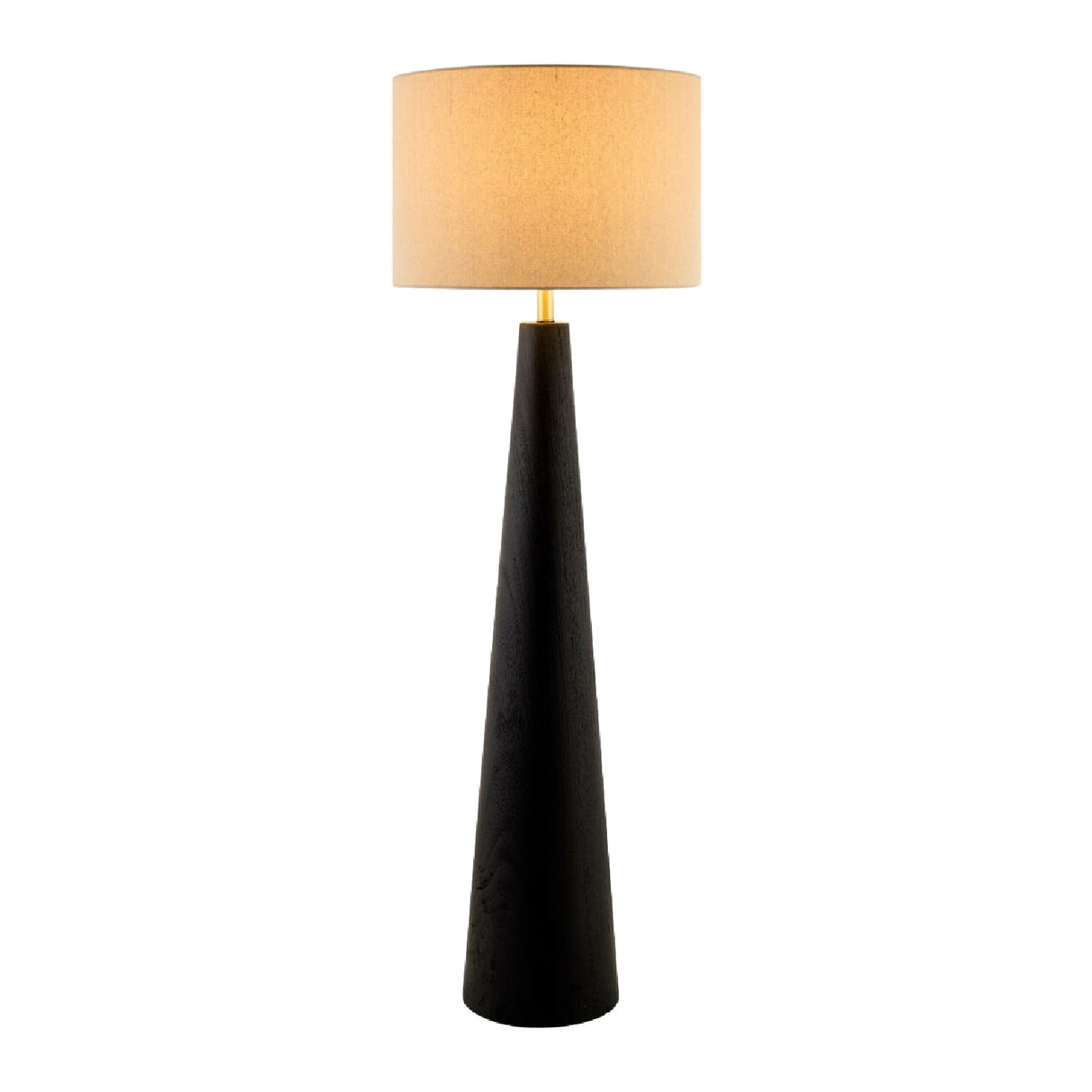 Modern European furniture - Flared Wooden Accent Floor Lamp - www.oroa.com