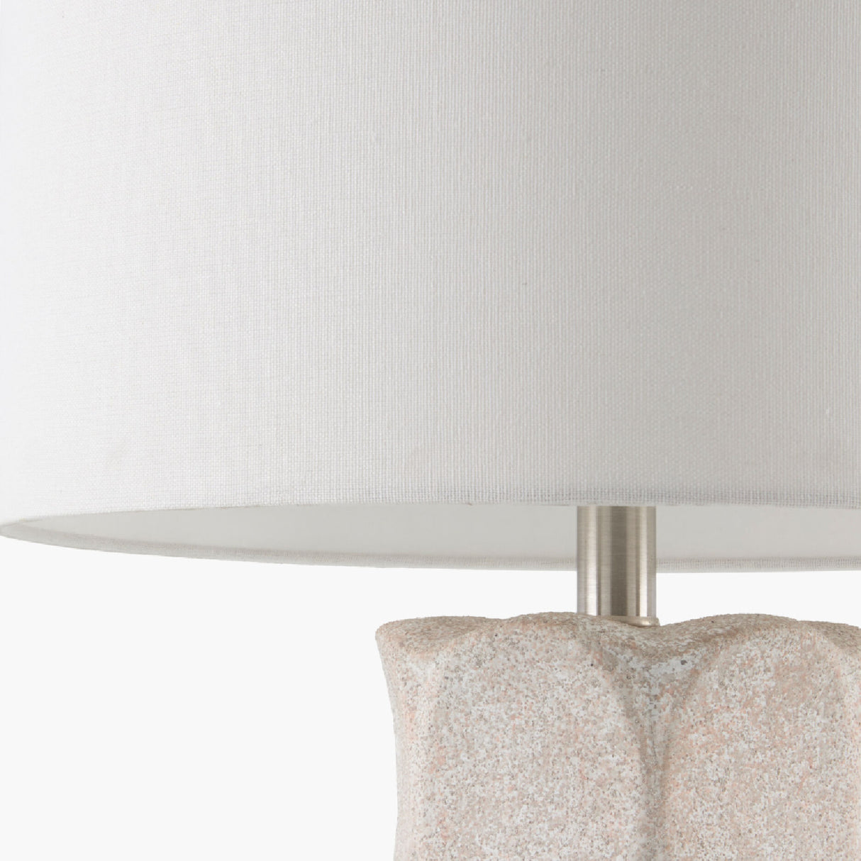White Linen Shade Floor Lamp | Oroa.com