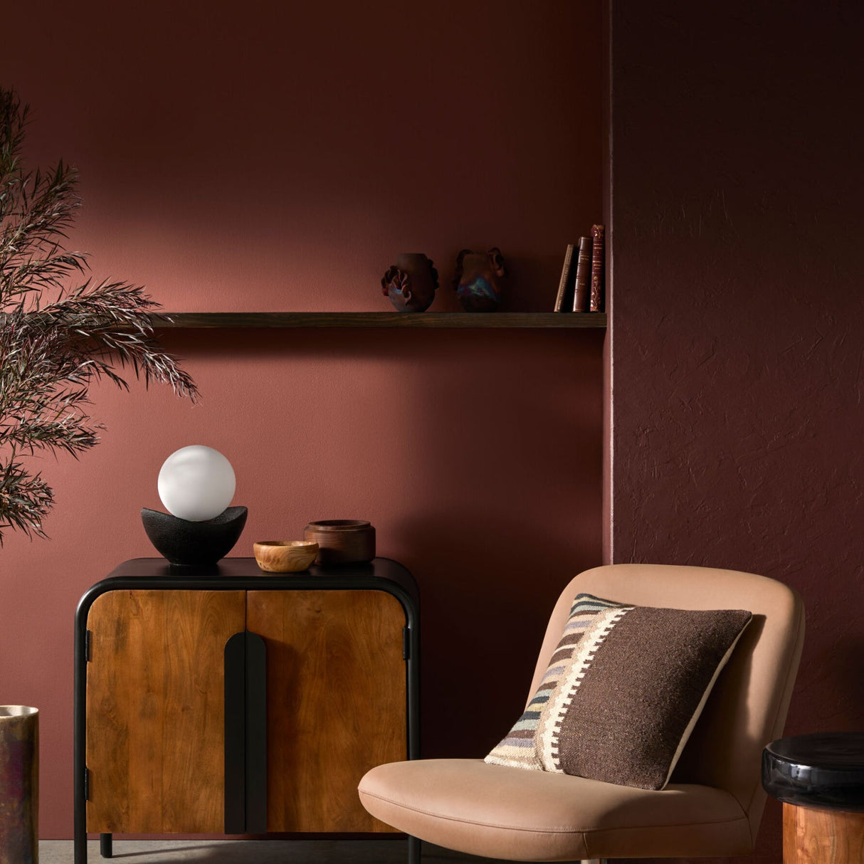 Modern European furniture - Cement Bowl Accent Table Lamp - www.oroa.com