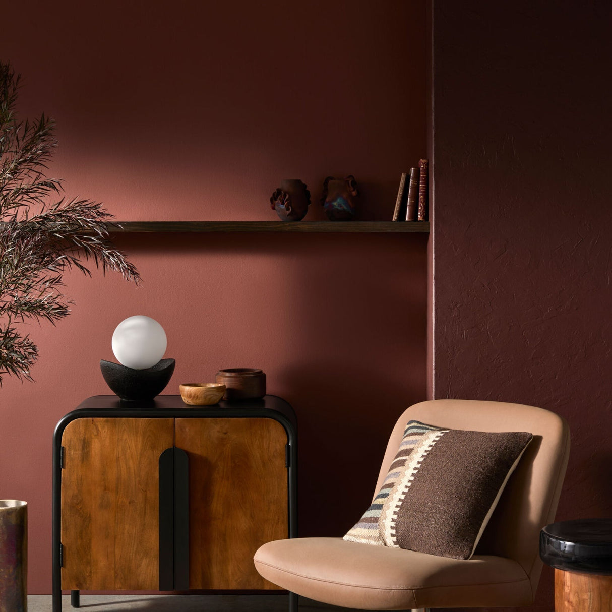 Modern European furniture - Cement Bowl Accent Table Lamp - www.oroa.com