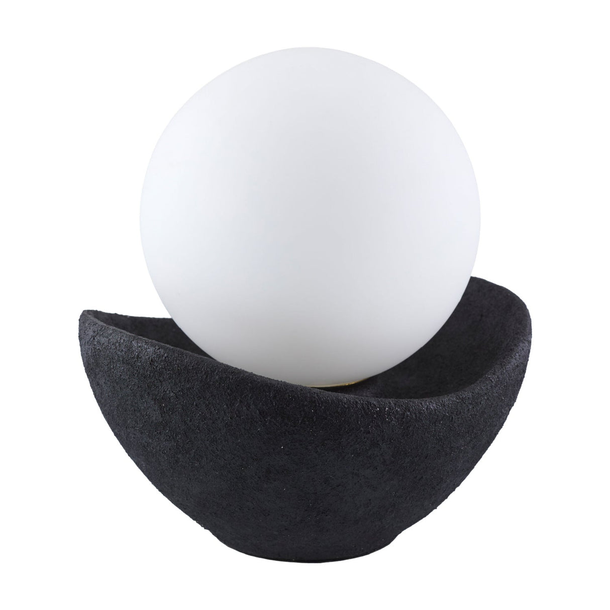 Modern European furniture - Cement Bowl Accent Table Lamp - www.oroa.com