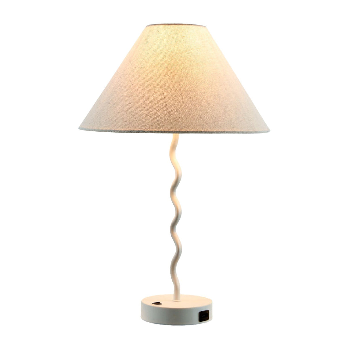 Modern European furniture - Wavy Iron Table Lamp Set (2) - www.oroa.com
