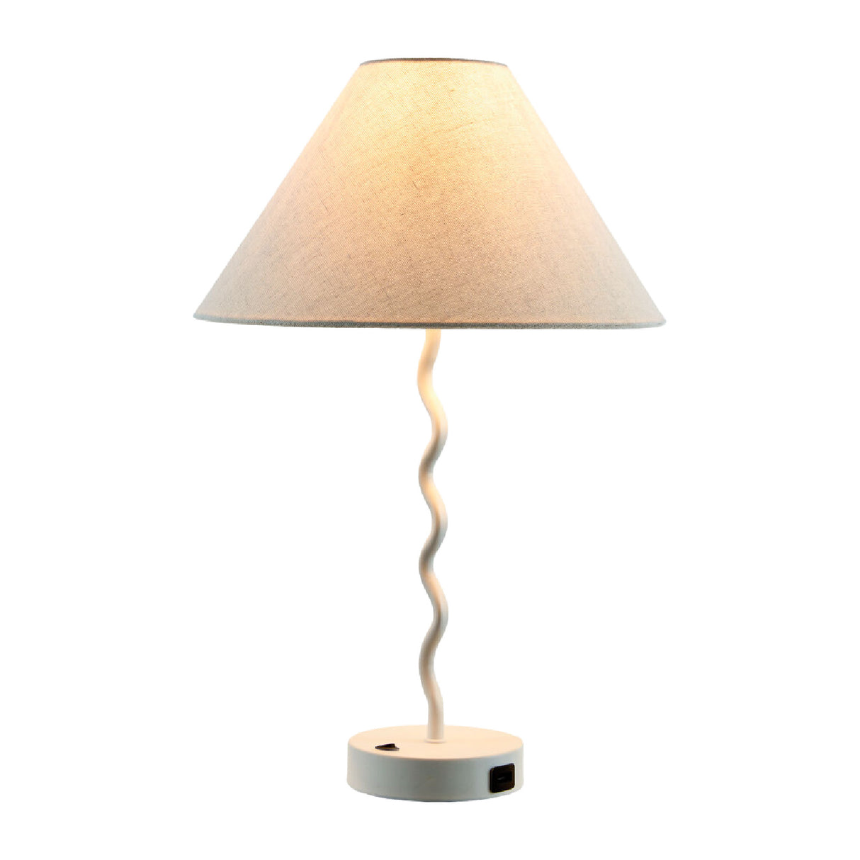 Modern European furniture - Wavy Iron Table Lamp Set (2) - www.oroa.com