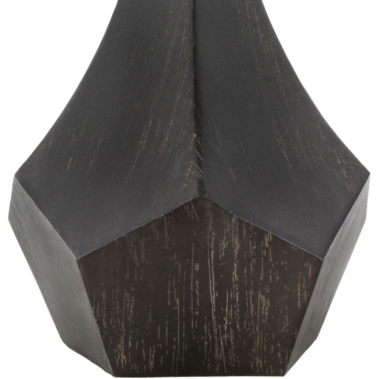 Gray Faceted Accent Table Lamp | Oroa.com