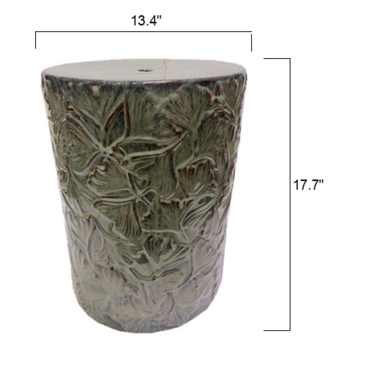 Modern European furniture - Carved Ceramic Garden Stool - www.oroa.com