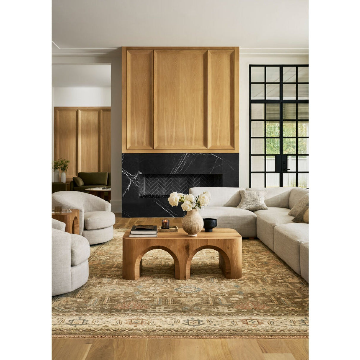 Modern furniture - Patterned Wool Fringe Carpet - www.oroa.com