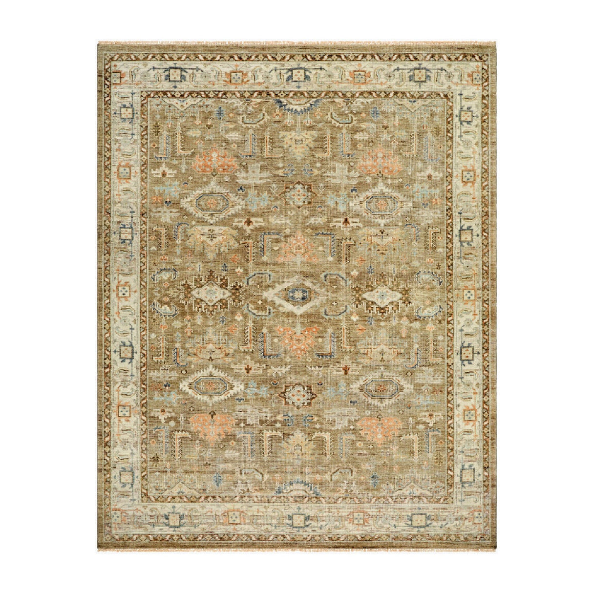 Modern furniture - Patterned Wool Fringe Carpet - www.oroa.com