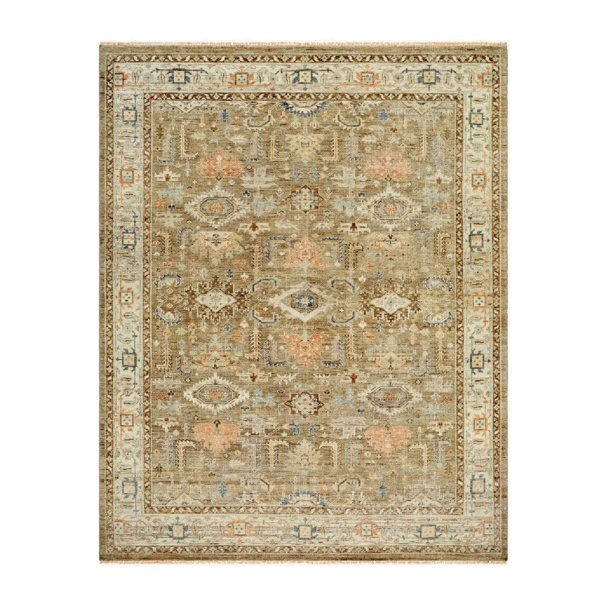 Modern furniture - Patterned Wool Fringe Carpet - www.oroa.com