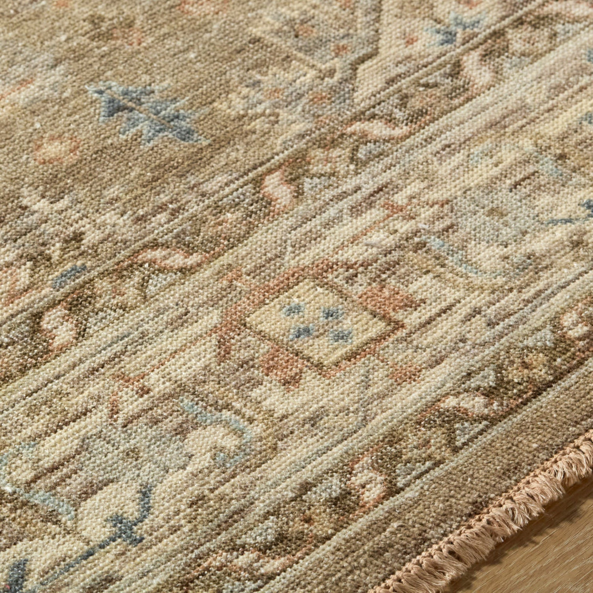 Modern European furniture - Patterned Brown Wool Table Runner - www.oroa.com