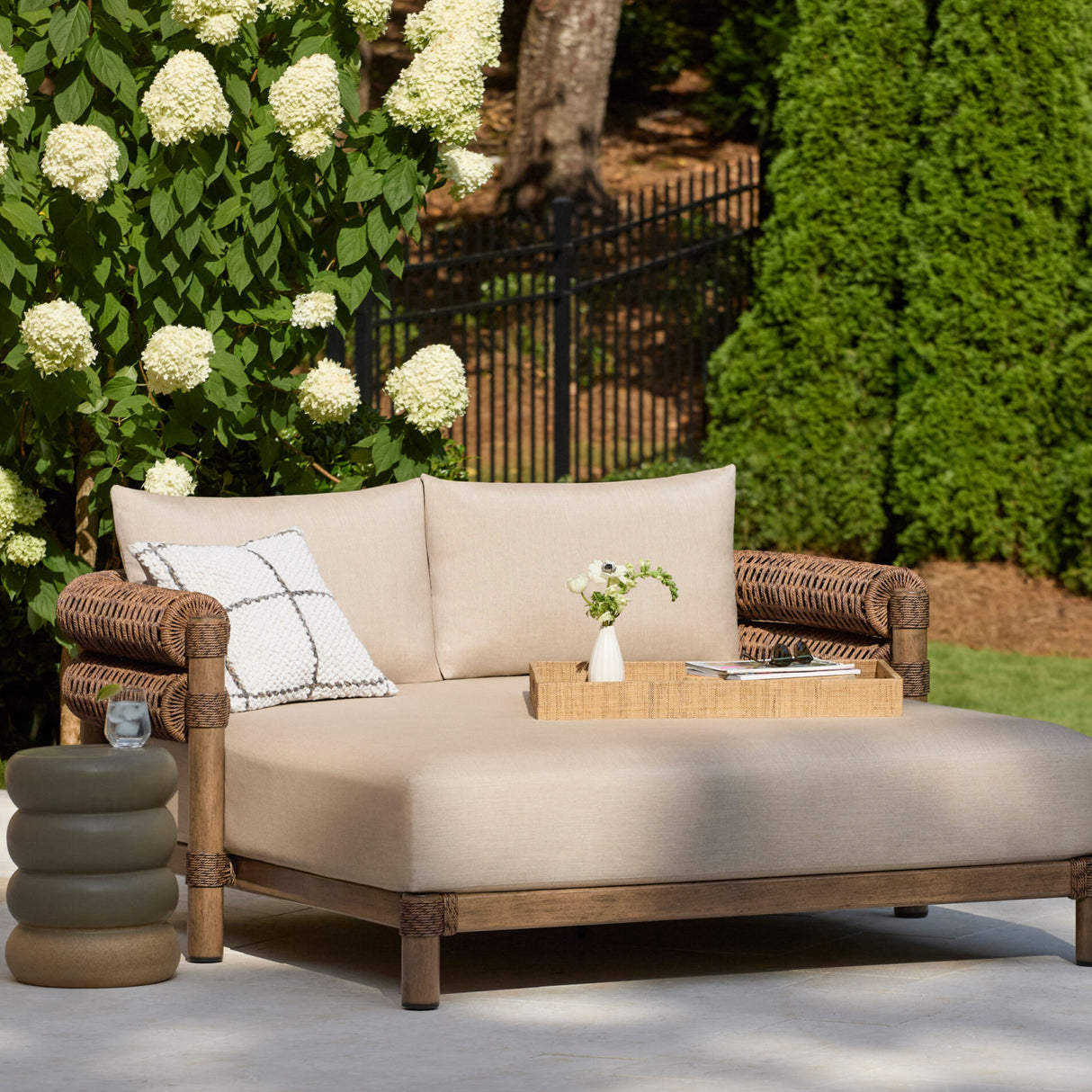 Modern European furniture - Layered Ceramic Garden Stool - www.oroa.com | Oroa.com