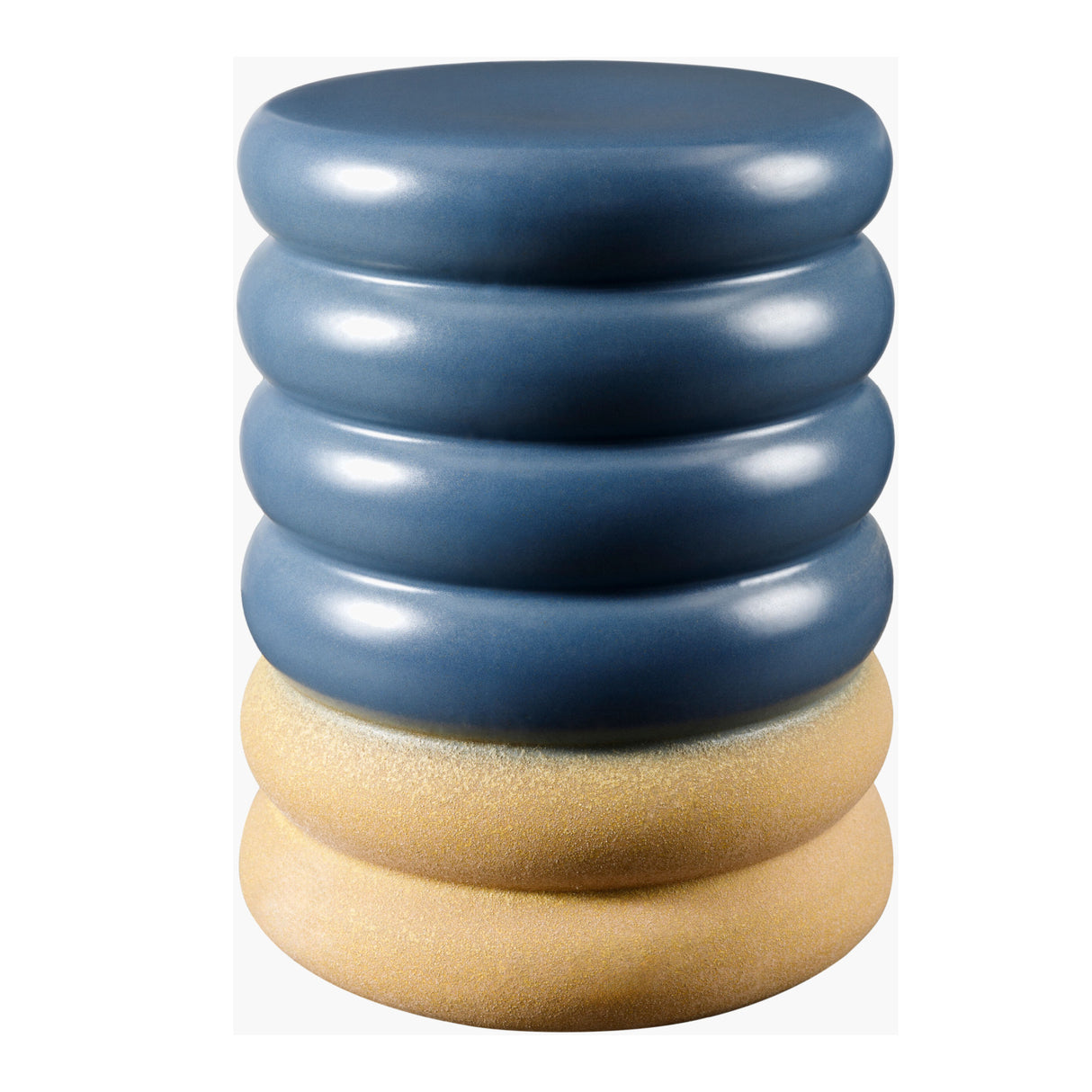 Modern European furniture - Glazed Ceramic Garden Stool - www.oroa.com