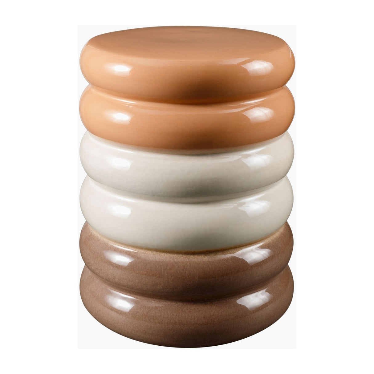Modern European furniture - Glazed Ceramic Garden Stool - www.oroa.com