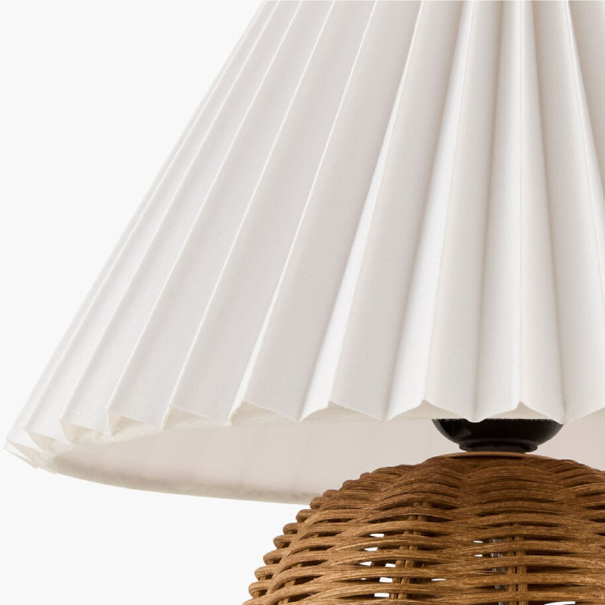 Modern European furniture - Round Rattan Accent Table Lamp - www.oroa.com