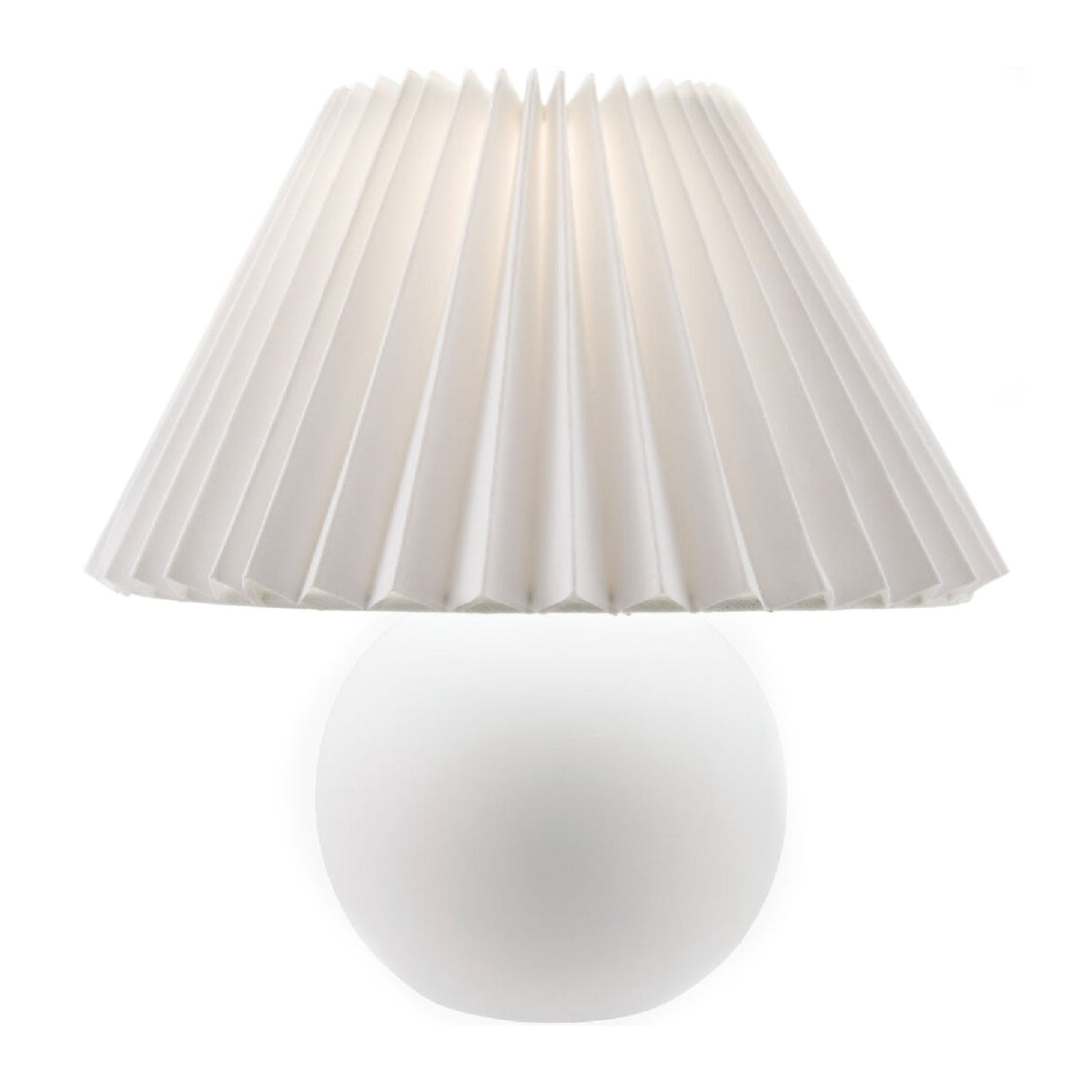 Modern European furniture - Pleated Linen Ceramic Table Lamp - www.oroa.com