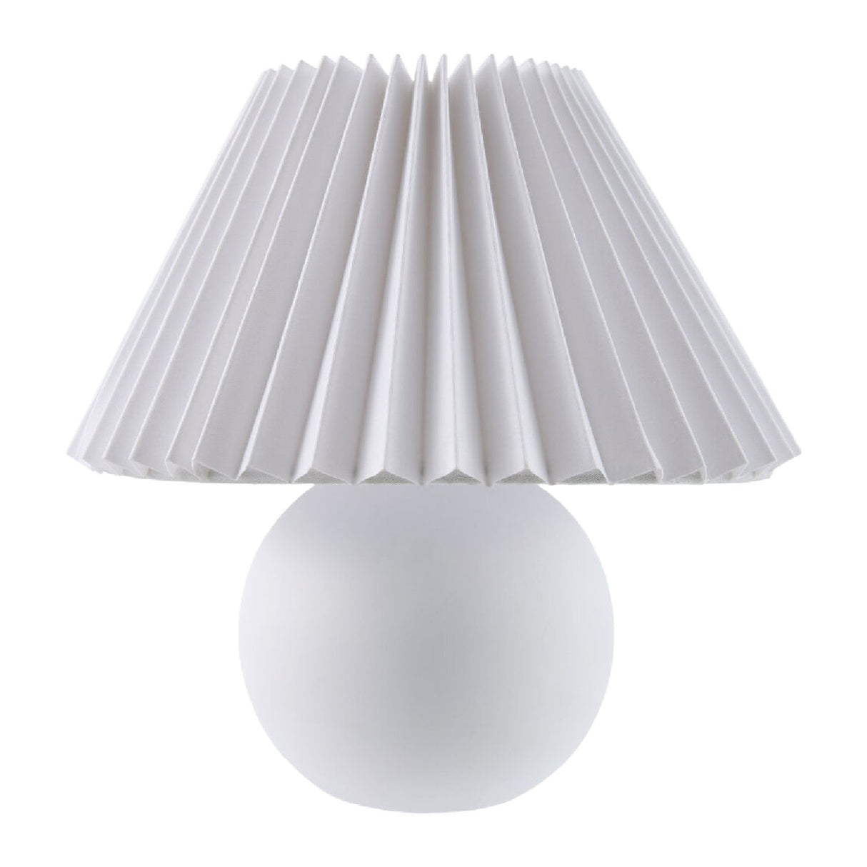 Modern European furniture - Pleated Linen Ceramic Table Lamp - www.oroa.com