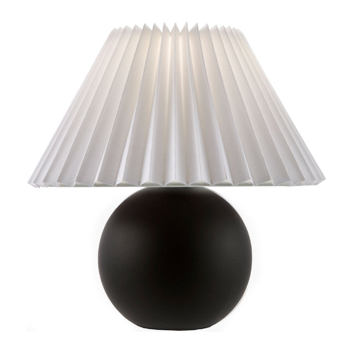 Modern European furniture - Pleated Linen Ceramic Table Lamp - www.oroa.com