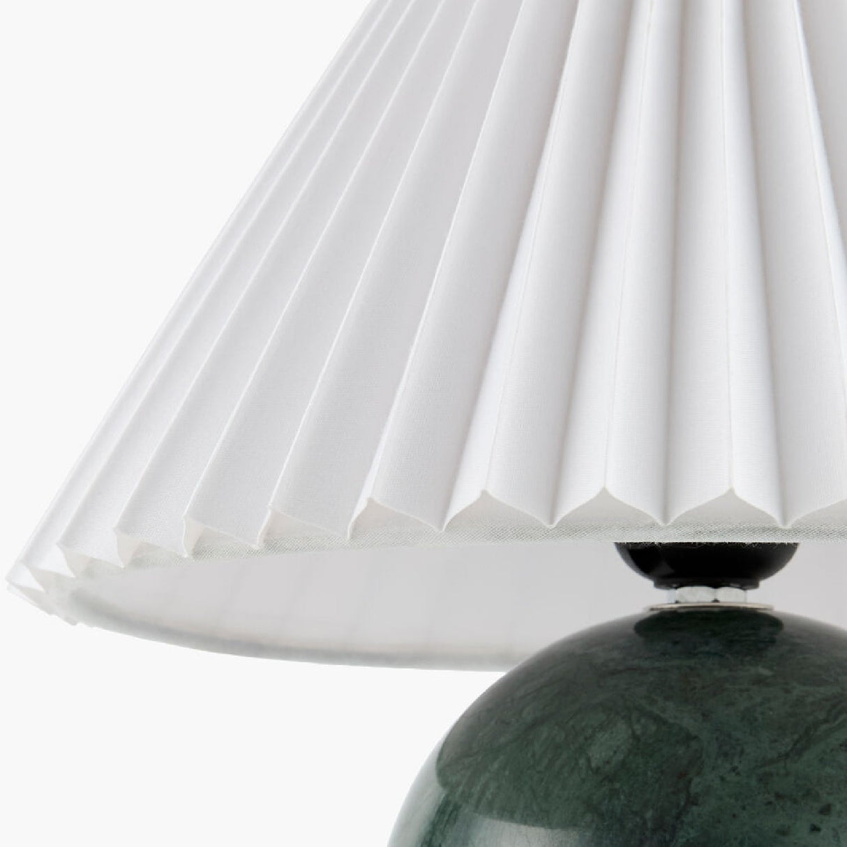 Modern European furniture - Pleated Linen Travertine Table Lamp - www.oroa.com