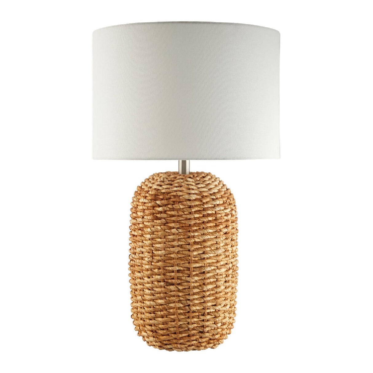 Modern European furniture - Rattan White Cotton Table Lamp - www.oroa.com