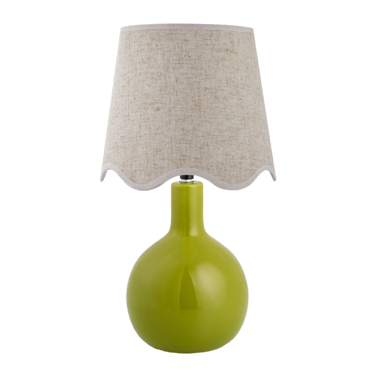 Modern European furniture - Wavy-Edge Rattan Ceramic Table Lamp - www.oroa.com
