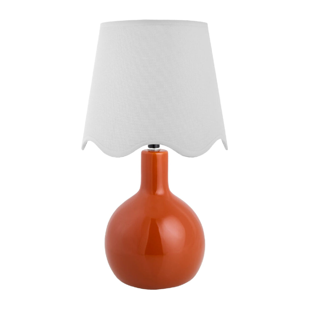 Modern European furniture - Wavy-Edge Rattan Ceramic Table Lamp - www.oroa.com