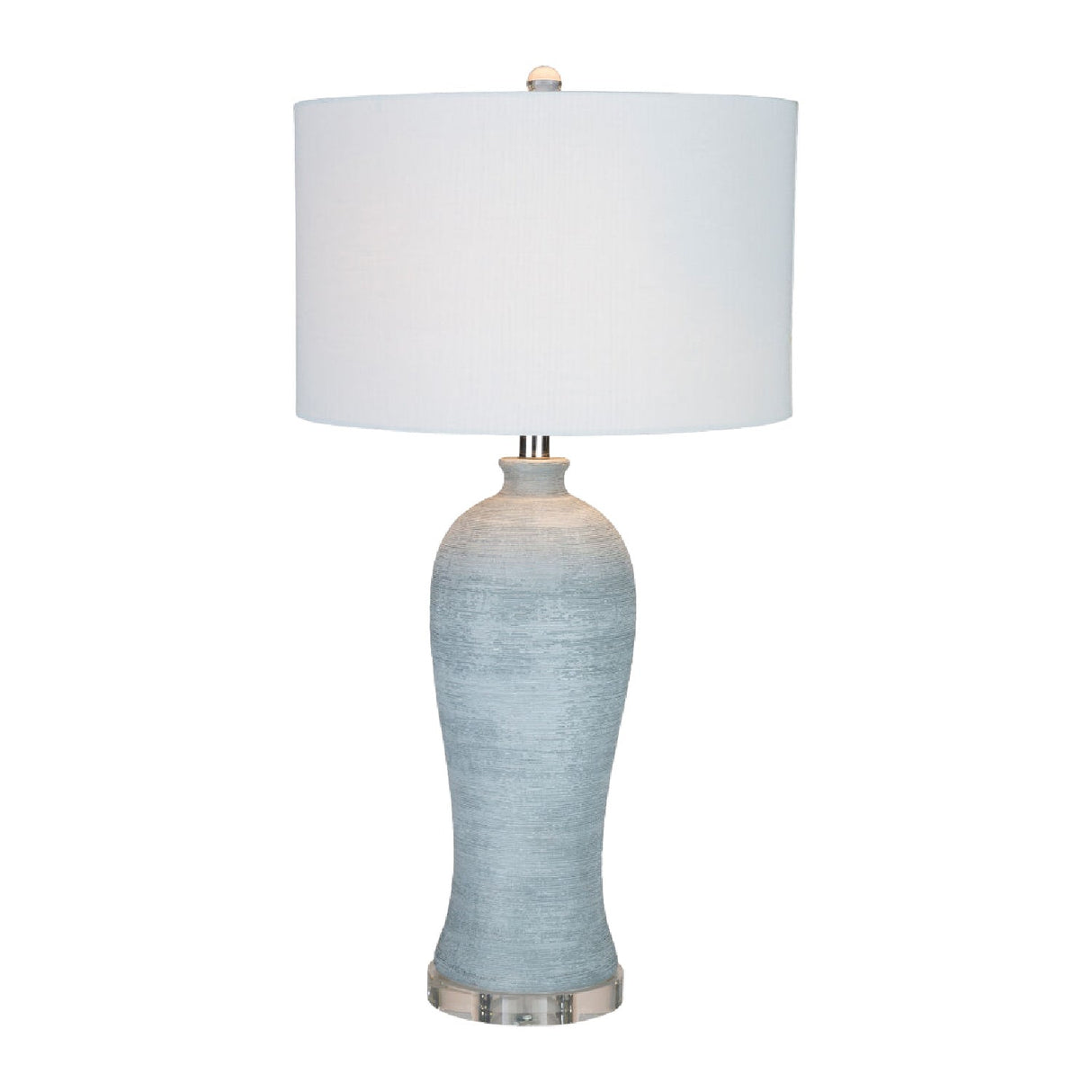 Modern European furniture - Gray Concrete Accent Table Lamp - www.oroa.com