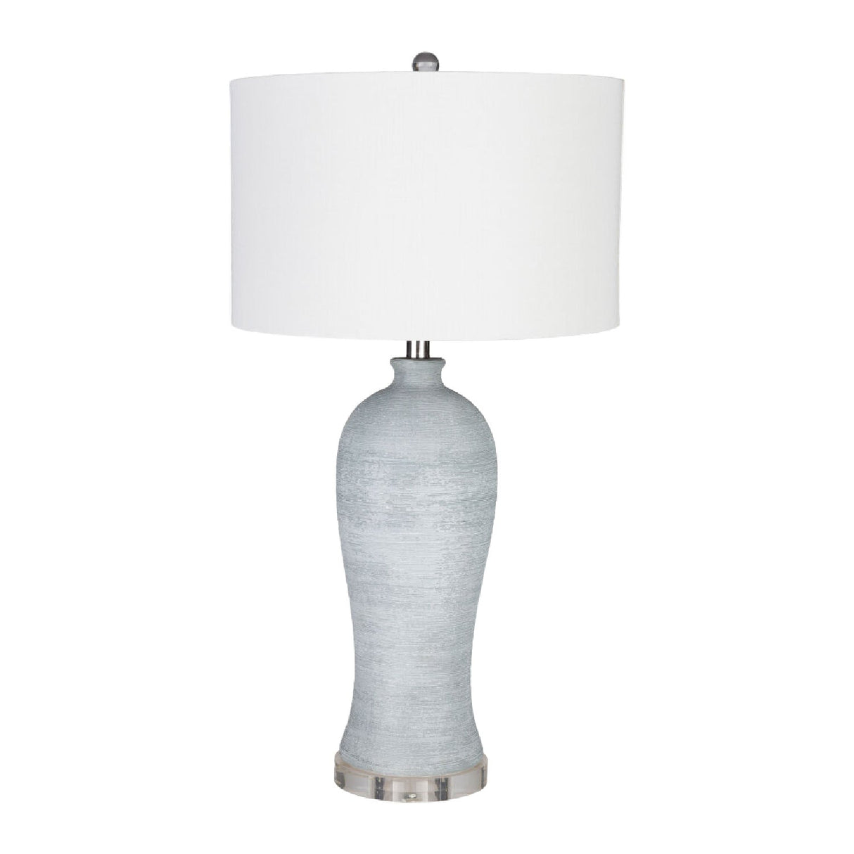 Modern European furniture - Gray Concrete Accent Table Lamp - www.oroa.com