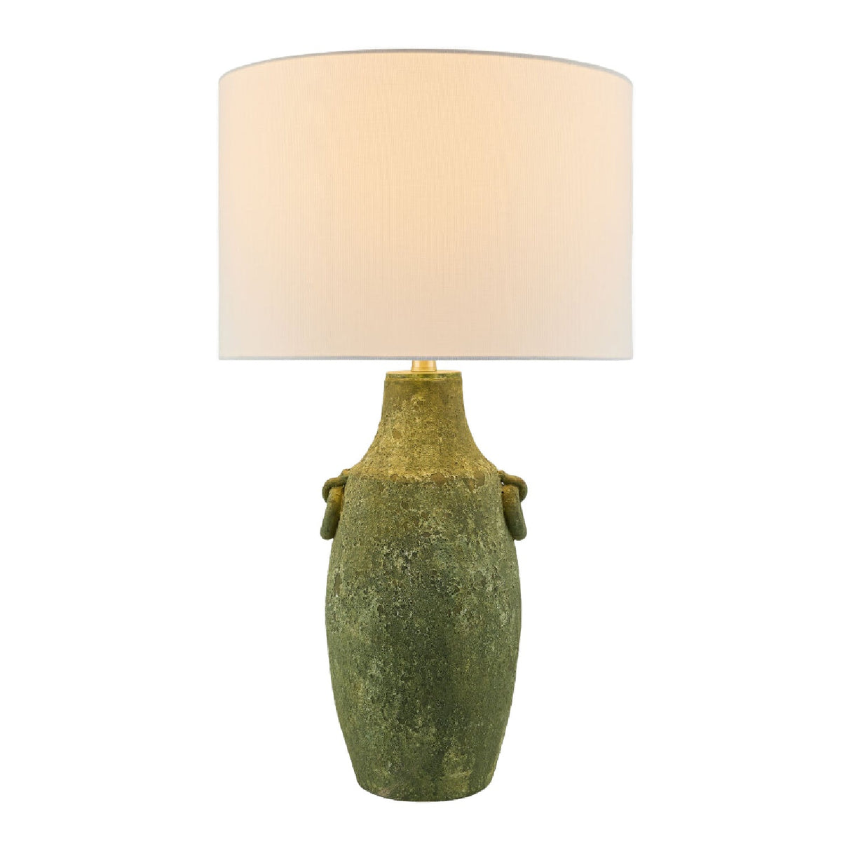 Modern European furniture - Rustic Green Ceramic Table Lamp - www.oroa.com