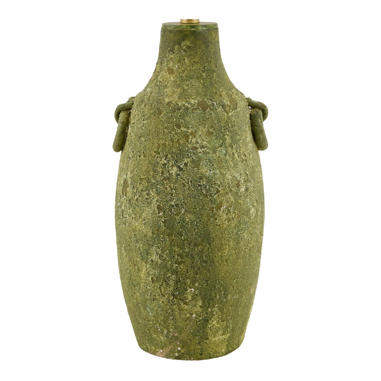Modern European furniture - Rustic Green Ceramic Table Lamp - www.oroa.com