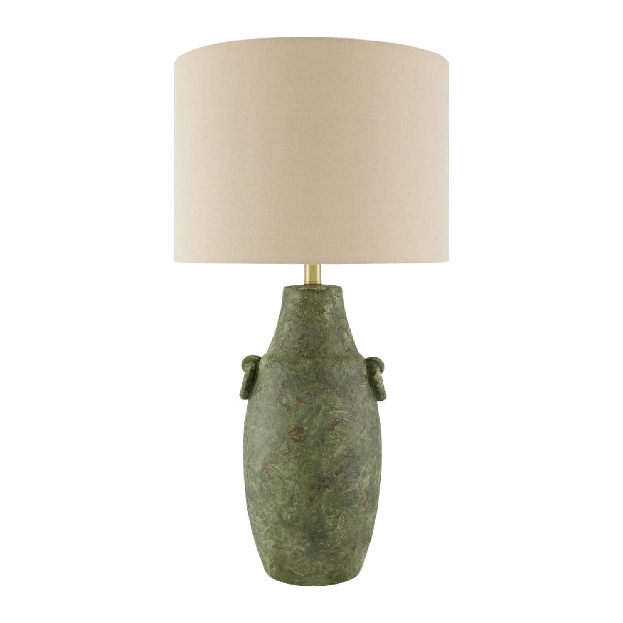 Modern European furniture - Handpainted Green Ceramic Table Lamp - www.oroa.com