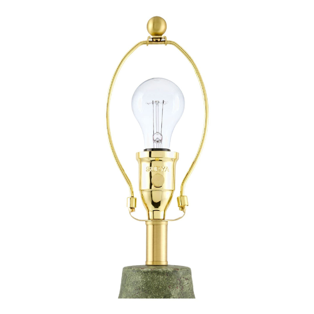 Modern European furniture - Handpainted Green Ceramic Table Lamp - www.oroa.com