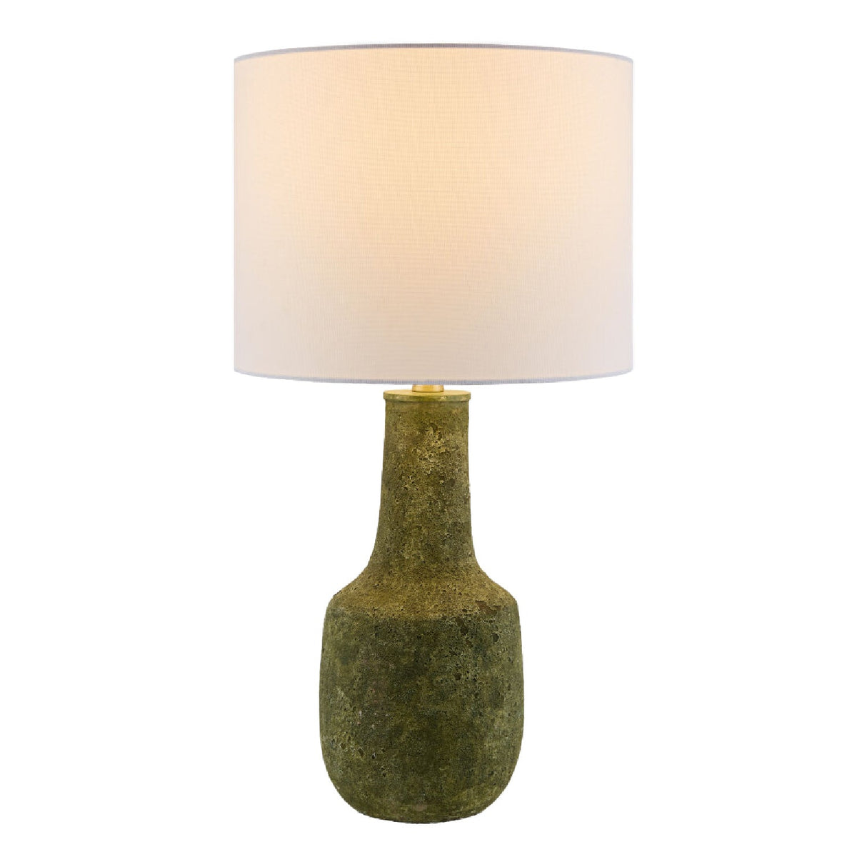 Modern European furniture - Rustic Green Ceramic Table Lamp - www.oroa.com