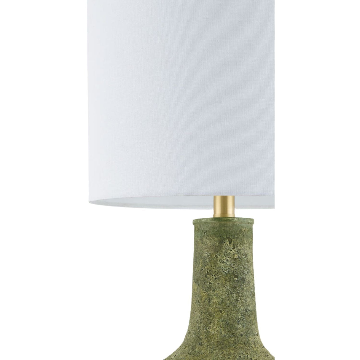 Modern European furniture - Rustic Green Ceramic Table Lamp - www.oroa.com