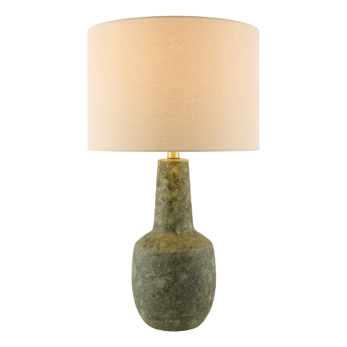 Modern European furniture - Handpainted Green Ceramic Table Lamp - www.oroa.com