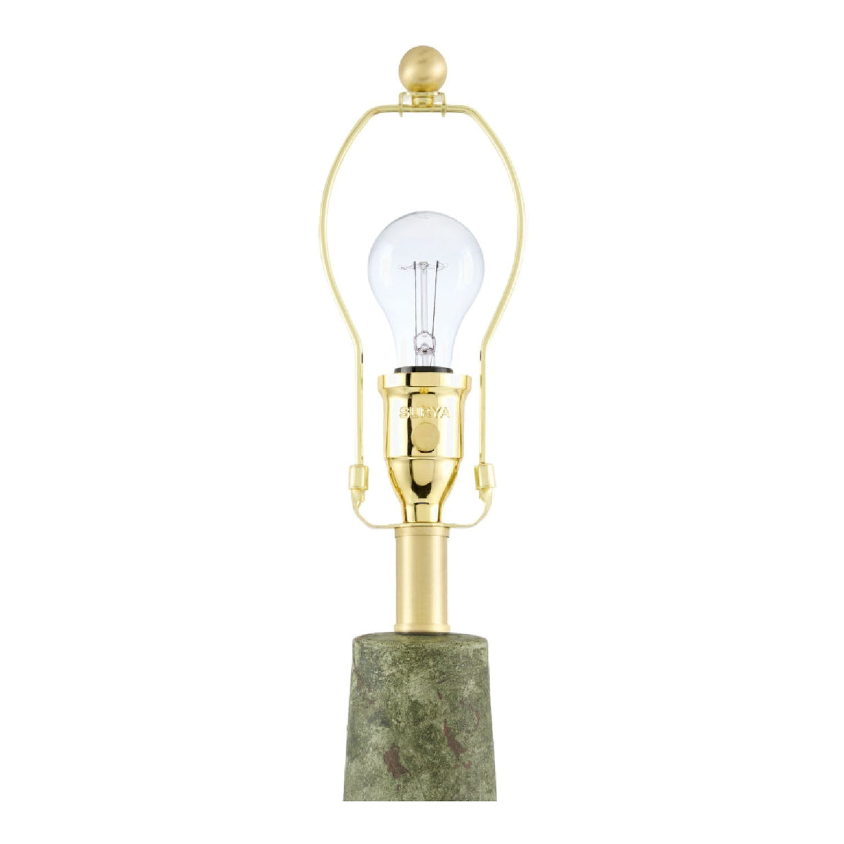 Modern European furniture - Handpainted Green Ceramic Table Lamp - www.oroa.com