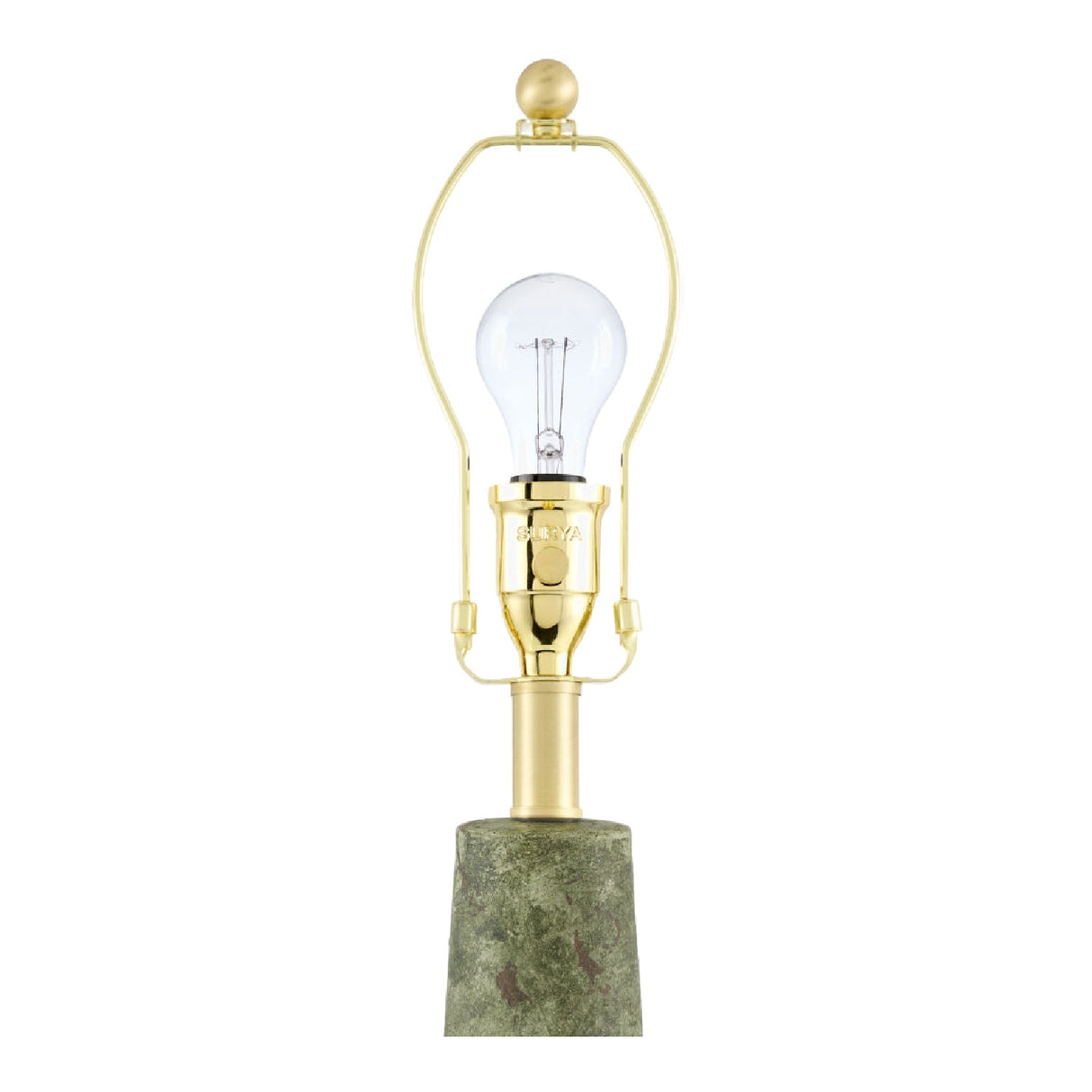 Modern European furniture - Handpainted Green Ceramic Table Lamp - www.oroa.com