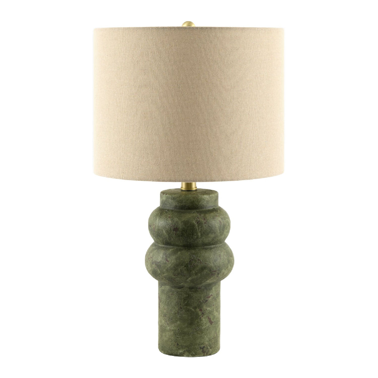 Modern European furniture - Handpainted Green Ceramic Table Lamp - www.oroa.com
