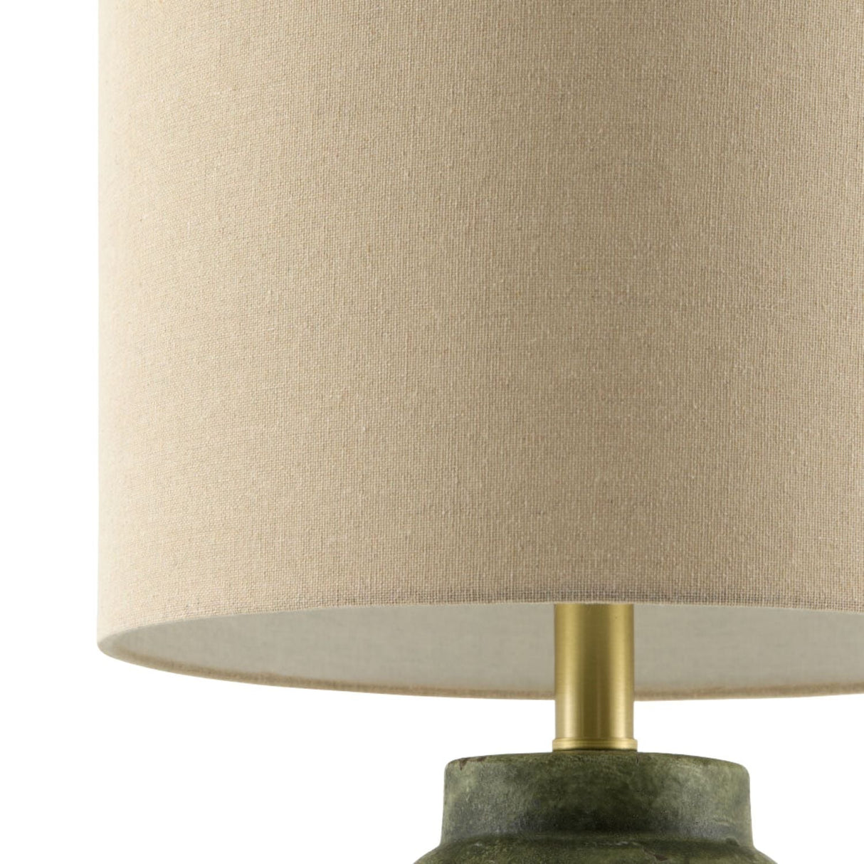 Modern European furniture - Handpainted Green Ceramic Table Lamp - www.oroa.com