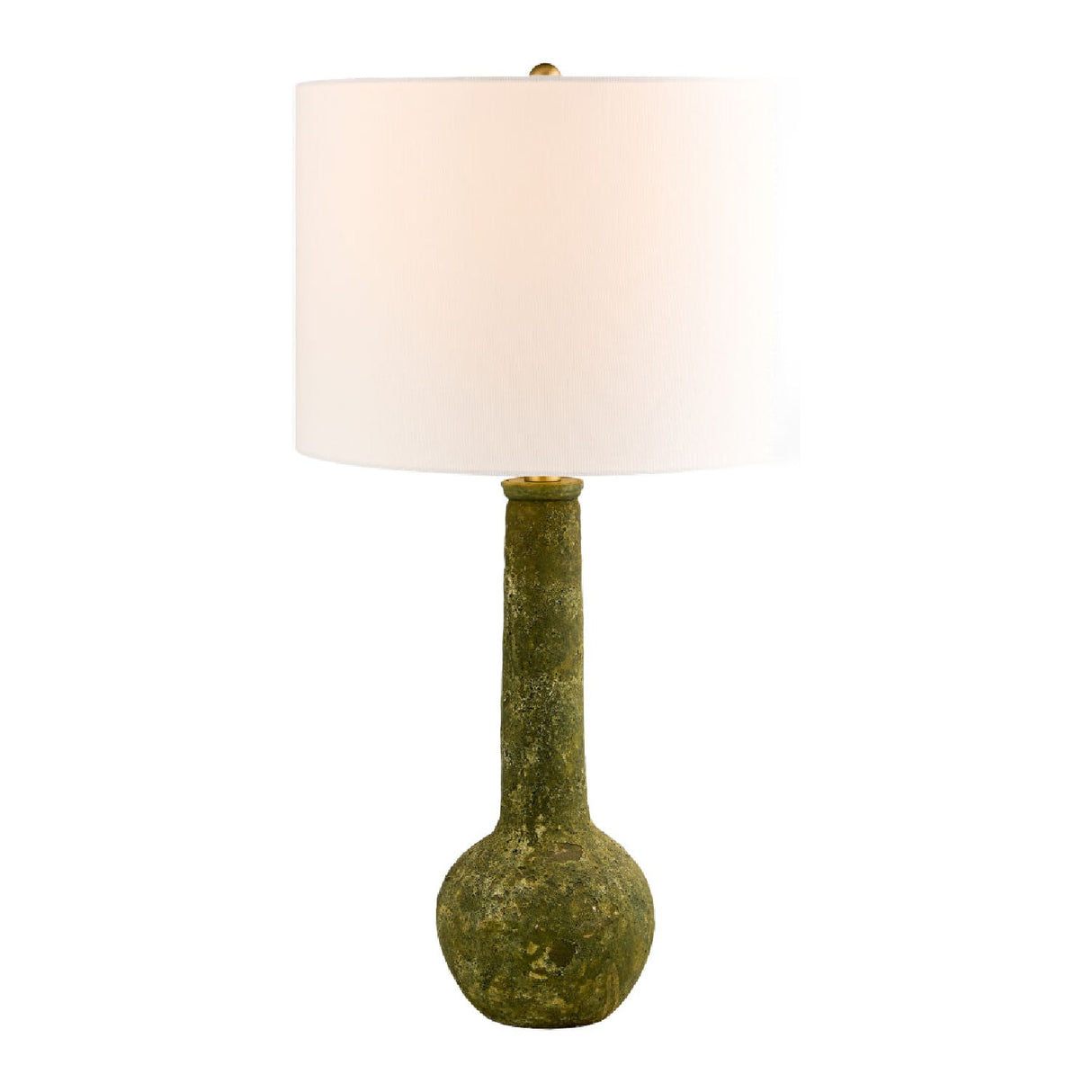 Modern European furniture - Rustic Green Ceramic Table Lamp - www.oroa.com