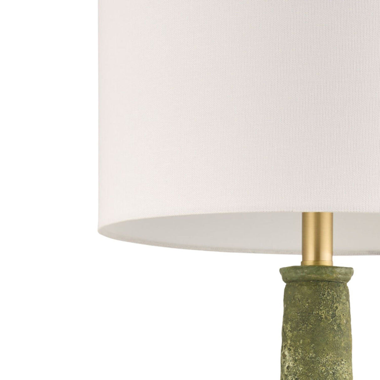 Modern European furniture - Rustic Green Ceramic Table Lamp - www.oroa.com
